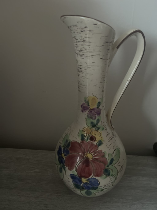 Large West German Vase/Shenk Pitcher – Bay Keramik 249-35 – Completely Intact – vazen, Ceramic (photo 2 of 5)