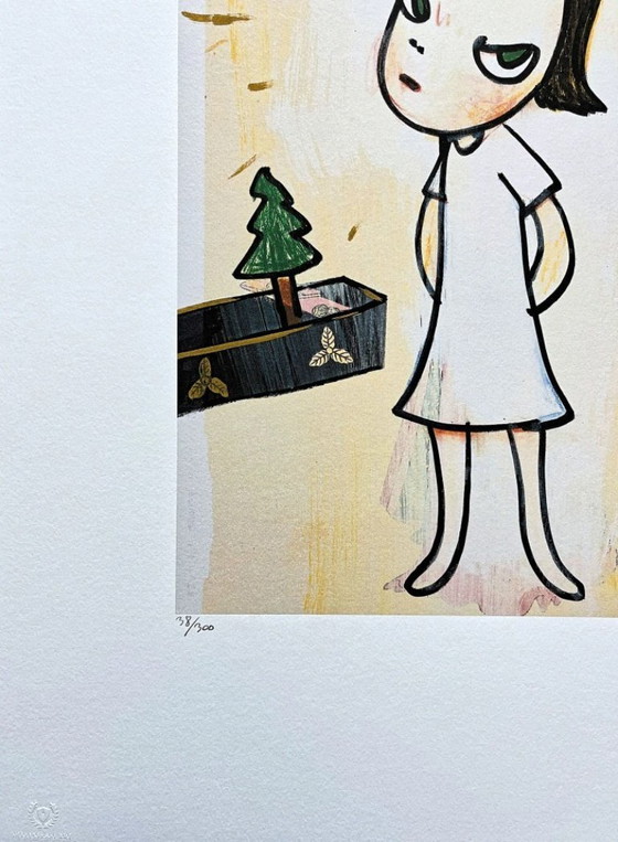 Image 1 of D'après Nara Yoshitomo, Fille à l'arbre, années 1990, lithographie en édition limitée