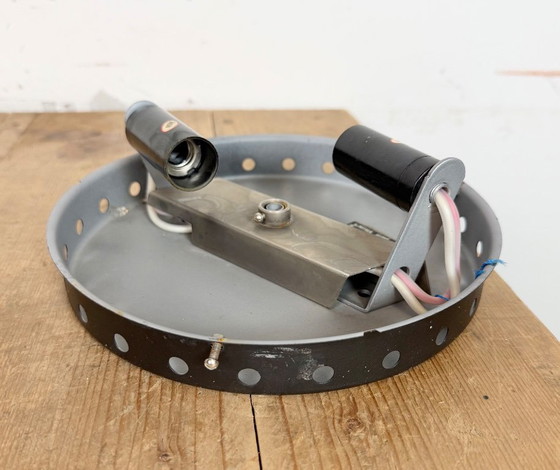 Image 1 of Vintage Glass Wall or Ceiling Light from Elektroinstala, 1970s