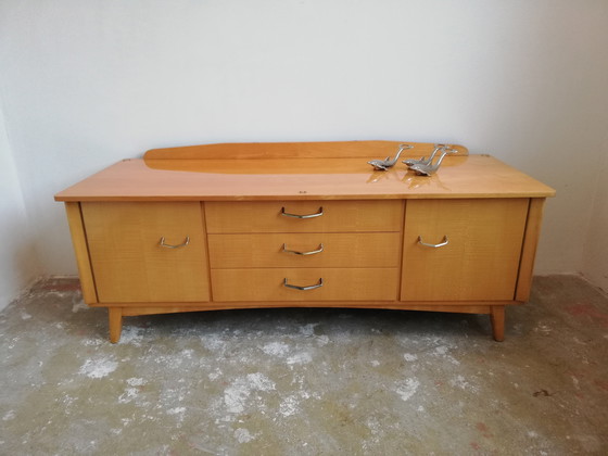 Image 1 of Luxury Mid - Century Vintage Set: Lowboard Dresser TV Furniture / Nightstands Sideboards