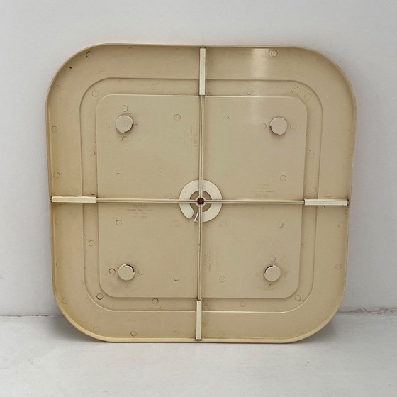 Image 1 of Cremefarbener Space-Age-Spiegel von Anna Castelli für Kartell, 1970er Jahre