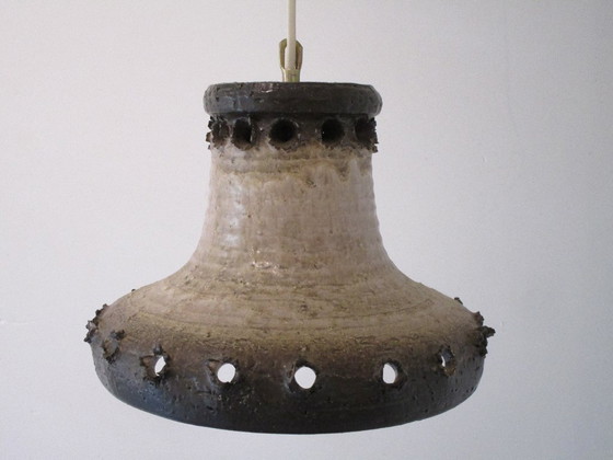 Vintage Danish ceramic pendant lamp from the 1970s (photo 4 of 17)