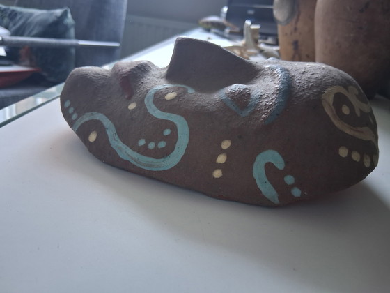 Image 1 of Death mask,ceramic