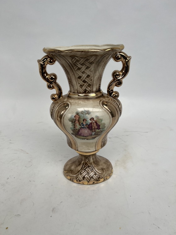 Image 1 of Antique Italian three-piece vase set, 20th century