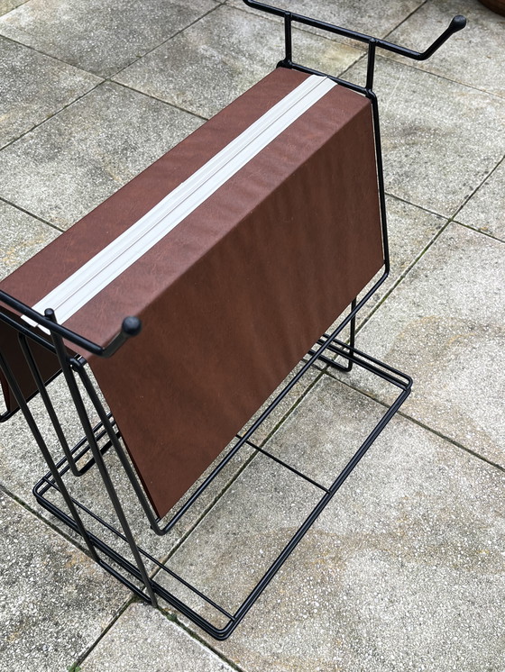 Image 1 of Table de lutrin vintage à armature métallique | 1950-1960 | Très bon état !