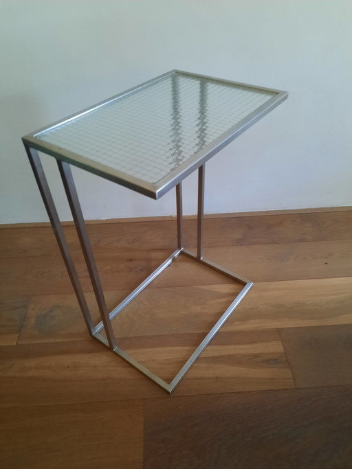 Beistelltisch 2 Stück Mit Drahtglas