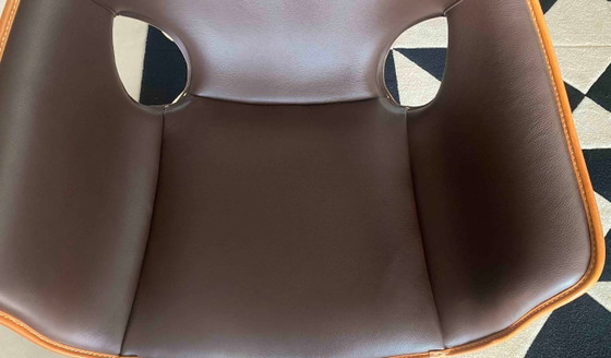POLTRONA FRAU POLTRONCINA GINGER – Sedie girevoli, Leather, Wood (photo 28 of 36)