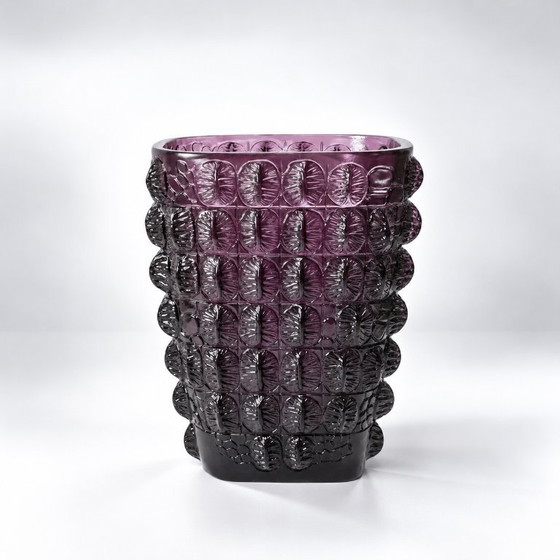 Lalique Croco Dusk Purple Vase – Crystal (photo 8 of 17)