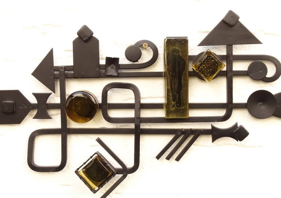 Image 1 of Rilievo da parete, design danese, Dantoft, anni '70, rilievo