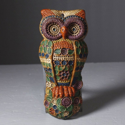 Ceramica Convento Jesus Maria de Aracena - Uilenwandplaat jaren 60 – wanddecoratie, Mid Century Modern