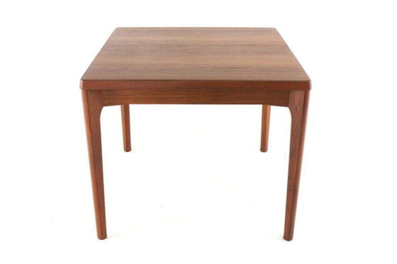 Restored Henning Kjaernulf For Vejle Extendable Dining Table Square Danish Vintage – Wood (photo 3 of 15)