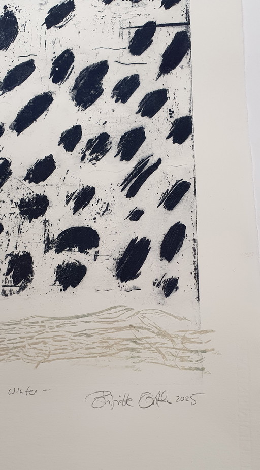 Etching Indian winter