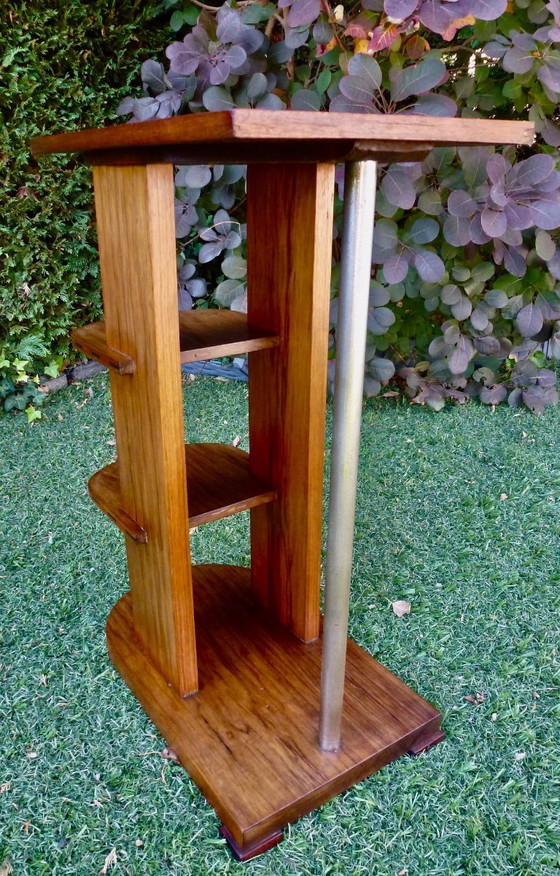 Image 1 of Table d'appoint Art-Déco moderniste dans le style de Michel Duffet.