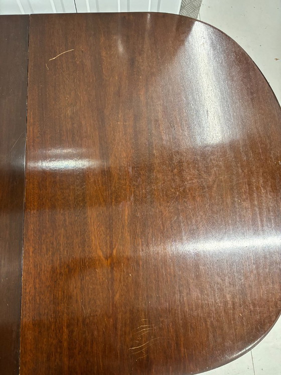 Image 1 of Antique mahogany extension table