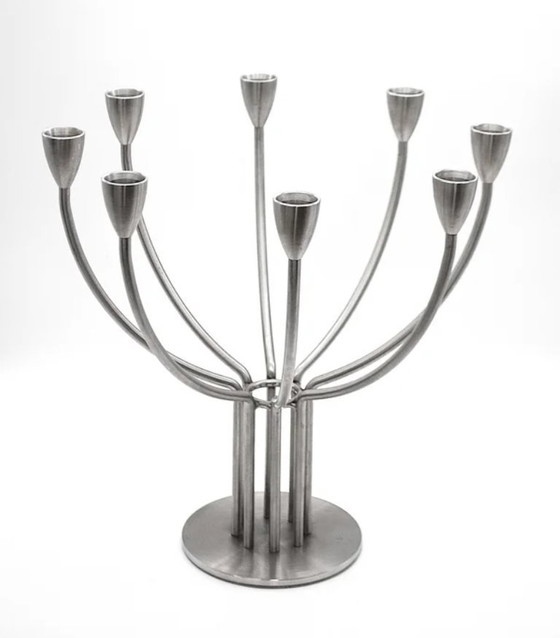 Image 1 of Bougeoir IKEA Stockholm vintage – Design à 8 bras par K & M Hagberg