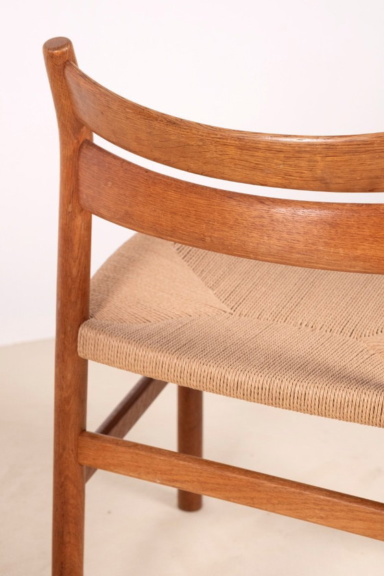 Image 1 of 2x Børge Mogensen BM1 Silla de comedor de roble, años 50 Dinamarca