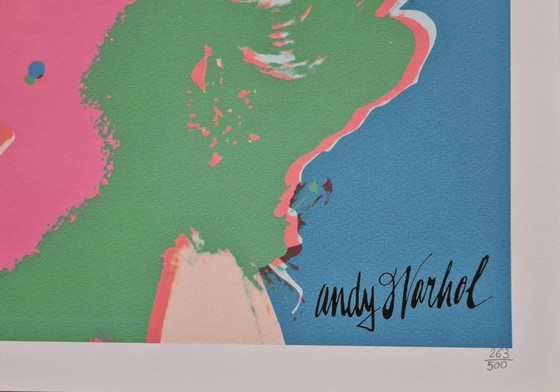 Image 1 of D'après Andy Warhol, Marilyn Monroe, années 1980, lithographie
