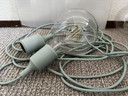 2 Muuto Pendelleuchten mit LED-Beleuchtung, grün
