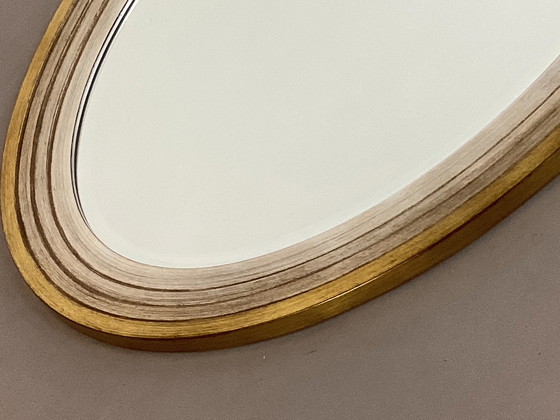 Image 1 of Vintage Deknudt seventies facet mirror Hollywood Regency 