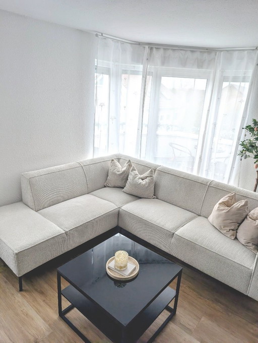 Ecksofa Bronx71 Kansas – Offwhite |  neuwertig |  Top Zustand |  VB | Nur Selbstabholung 