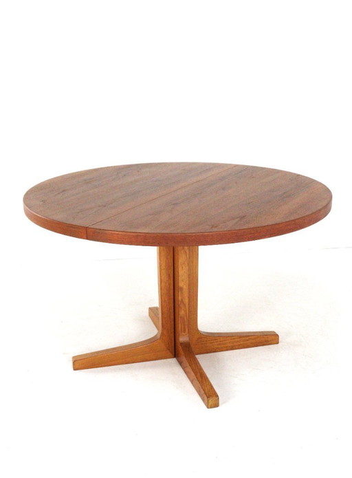 Table à manger ronde 2x extensible Table danoise design en teck