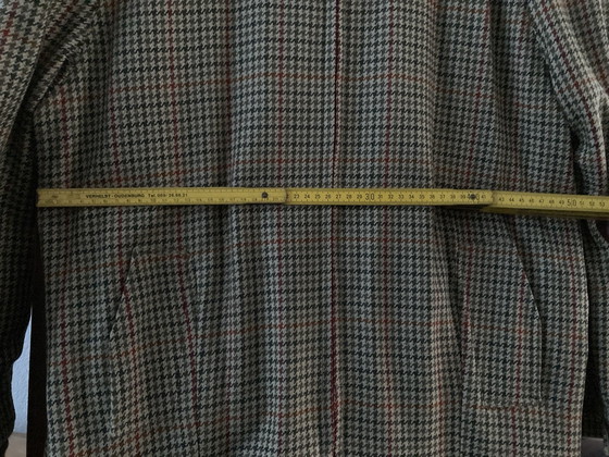 Unique DAKS women's coat with original DAKS scarf, Decorative Objects, Wool, Cotton, Brown (photo 13 of 13)