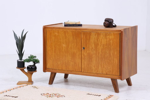 Beautiful vintage chest of drawers 60s | Mid - Century cabinet | Small sideboard retro wood storage #06-22