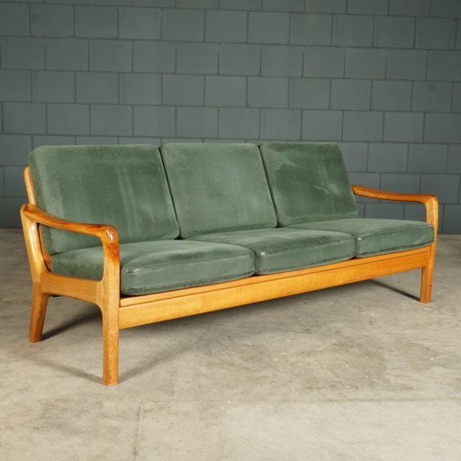 Sofá cama danés vintage – Juul Kristensen – años 60