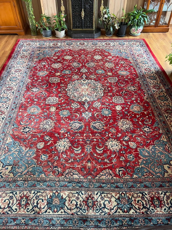 Sarouk Mahal. Grand tapis persan 100% laine, 373x282 cm. – Wool, Cotton (photo 9 of 17)