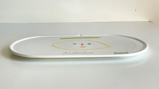 Image 1 of Serveerschaal/bord gesigneerd door Picasso