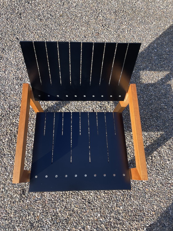 Image 1 of Slit Chair - Bernt Petersen voor Carl Hansen Denemarken.