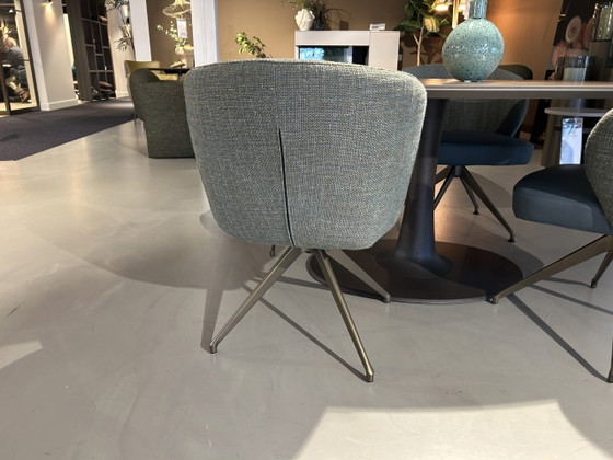 Hatim - Yolie  eetkamerstoel set van 4 – H.E. Design, Eetkamerstoelen, Leather, Plastic (photo 3 of 4)