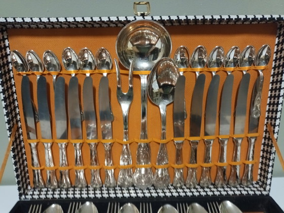 Image 1 of Estuche para cubiertos plateado de Alfred Pollak