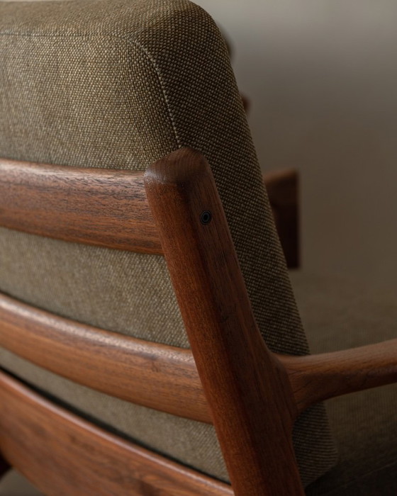 Image 1 of Vintage Senator Armchairs by Ole Wanscher for Cado Set of 2 | Danish Teak Lounge Chairs | Scandinavian Modern | 1960s