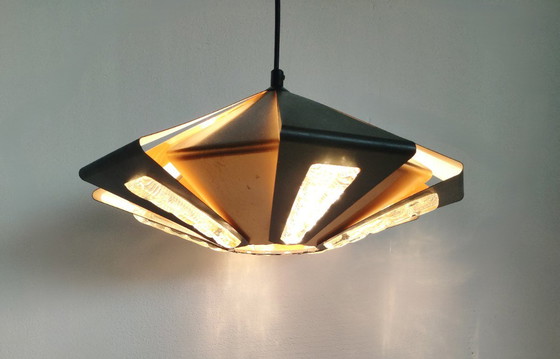 Image 1 of Lampada a sospensione di design danese degli anni '60 - modello P110 di Werner Schou - per Coronell Electric
