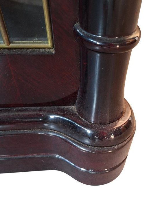 Image 1 of Zeldzame jaren '70 "MASTRO CAPPELLINI" mahoniehouten draaibare barkast