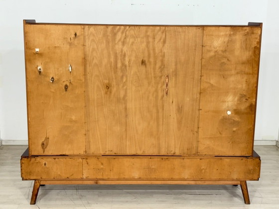 Image 1 of Vintage Mid-Century Highboard / Bar Cabinet / Sideboard / Living Room Cabinet