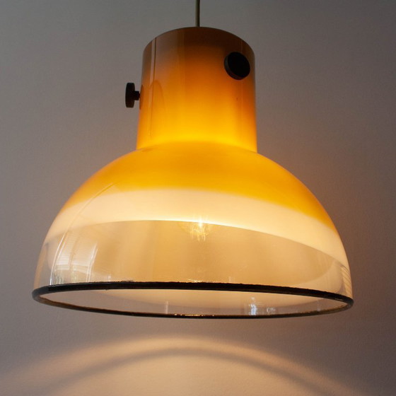 Image 1 of Suspension en verre brun de Peill & Putzler, Allemagne, années 1970