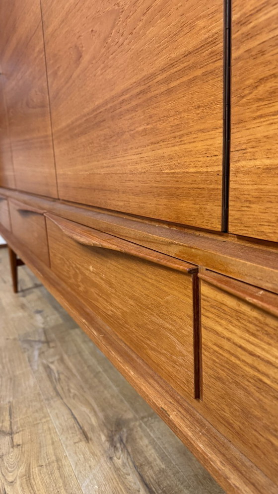 Image 1 of Vintage teak highboard, tall cabinet