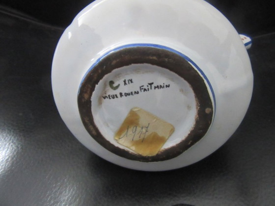 Vieux Rouen Miniatur-Kaffeekanne – Dekorative Objekte, Ceramic (photo 3 of 8)