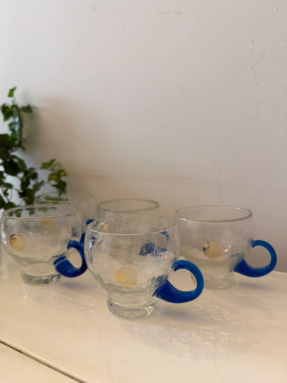Tassen aus Craqueléglas – Geschirr, Vintage (photo 3 of 7)