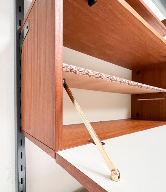 Image 1 of Sistema a parete vintage Simpla Lux a 2 pezzi, anni '60