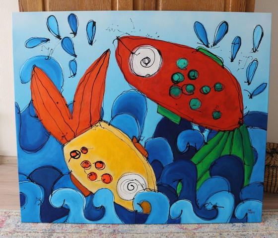 Image 1 of Gran cuadro 'Fiebre de primavera'