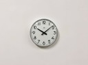 Horloge murale argentée vintage de ESMI, années 1980