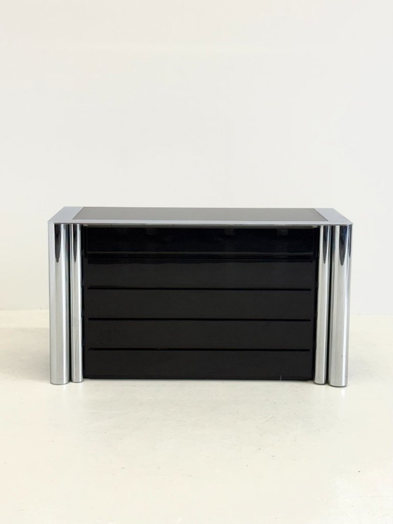 Image 1 of Credenza nera disegnata da Antonello Mosca per Cinova.