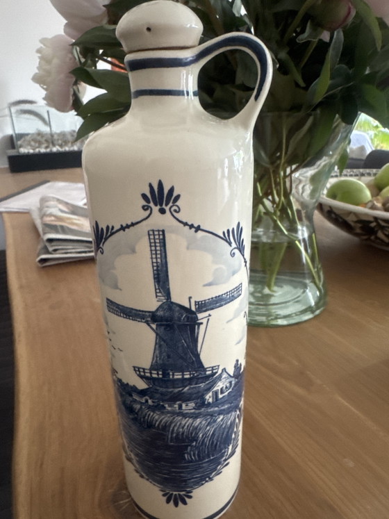 Image 1 of Delftsblauwe jenever kruik