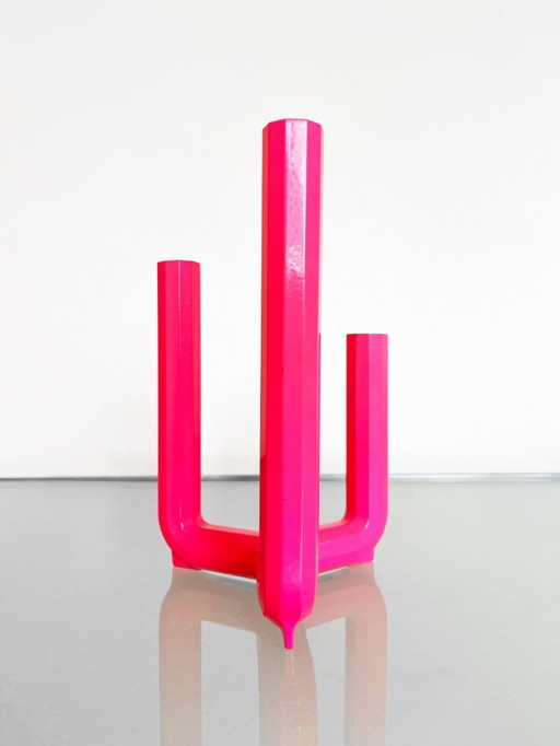 IKEA PS neon pink Henrik Preutz candleholder