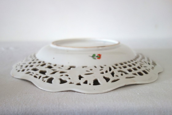 Image 1 of Rares Assiettes Décoratives Murales Porcelaine Herend, Hongrie Vers 1870