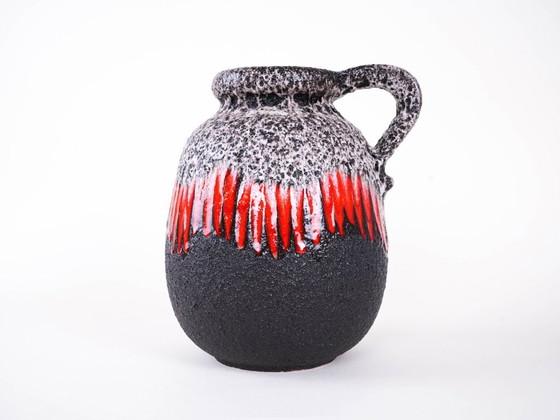 Image 1 of Ceramic vase Fat Lava, German design, 1960s, made in West Germany