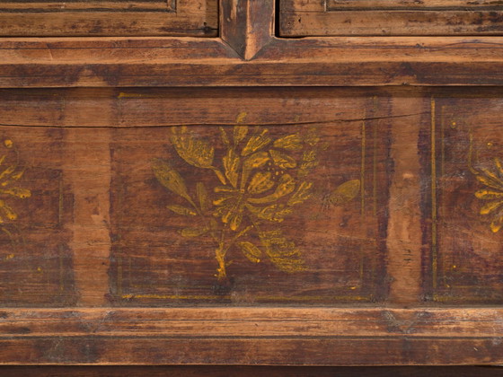 Antique carved console in pine wood – China, circa 1900 – Iron (photo 40 of 40)